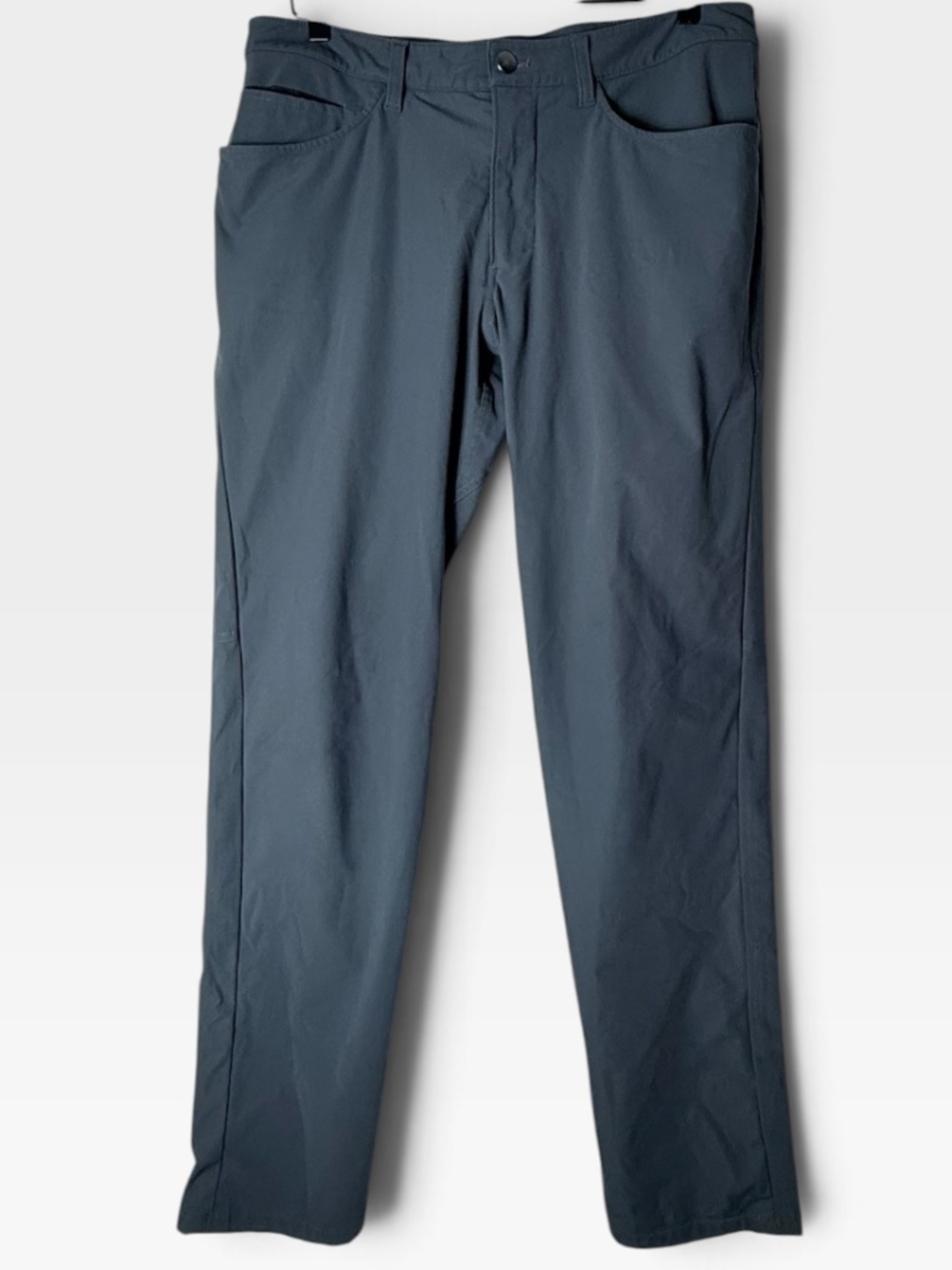 Lululemon Straight Leg Pants Men's Size 34 Performance Wear Active Blue (G)